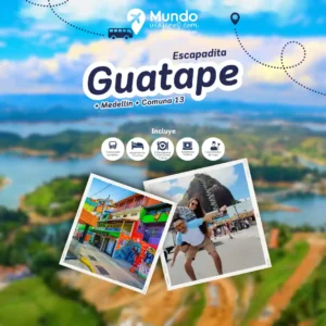 Guatapé y Medellín Comuna 13 (2 días, 1 noche)