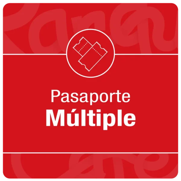 Pasaporte multiple parque del cafe